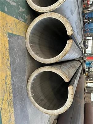 Vår teknologi behandler for tiden stor-diameter, tykkveggede 2520 (310S) rustfrie stål sveisede rør for Saudi-Arabia.
